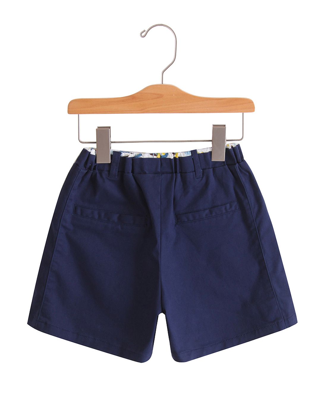 辛巴娜娜 女童藏青色休闲短裤