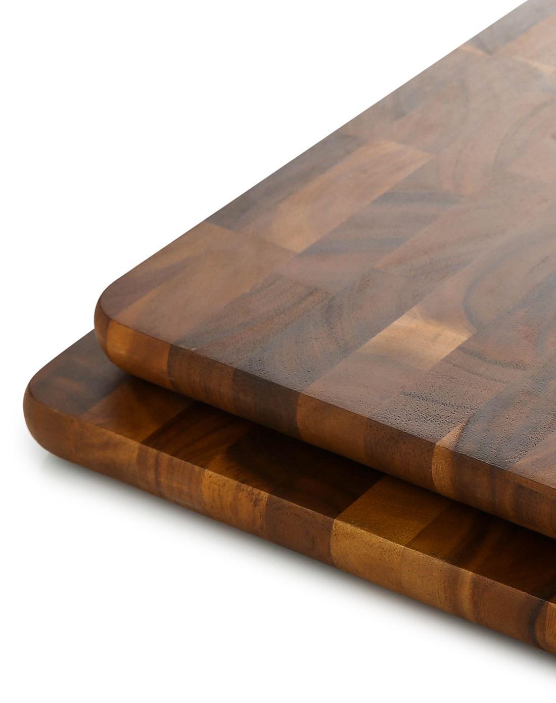 泰国进口相思木正方形菜板大号(带脚垫)-耐用不起屑,切菜更方便