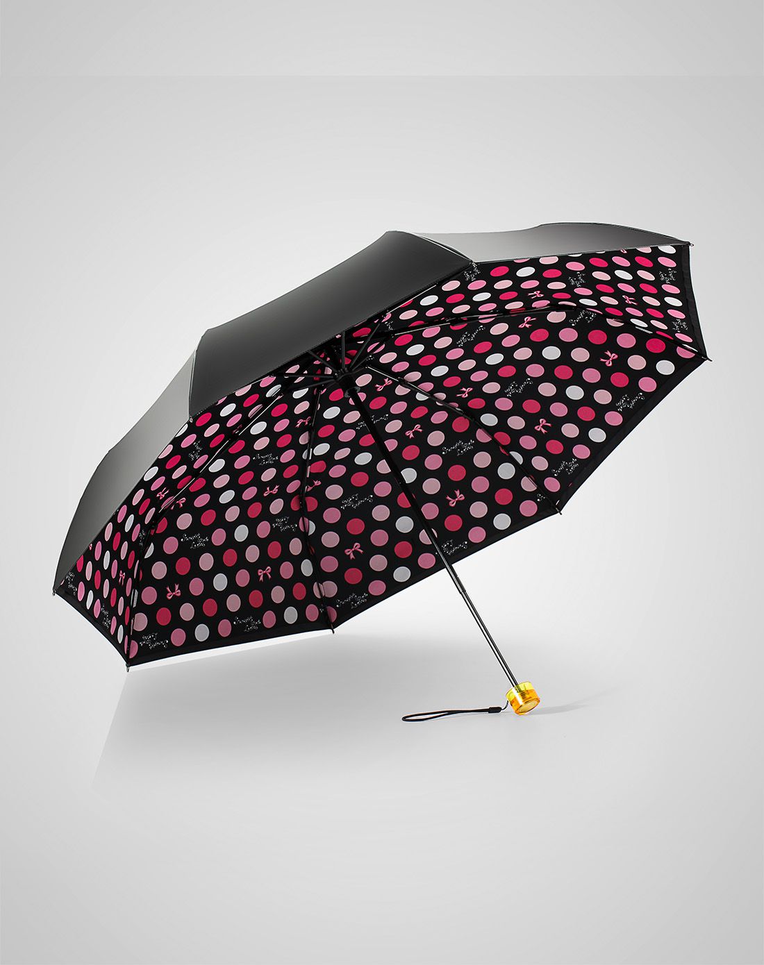 德国时尚品牌boy伞专场boy 【唯品专供】德国零透光黑胶三折双层防晒