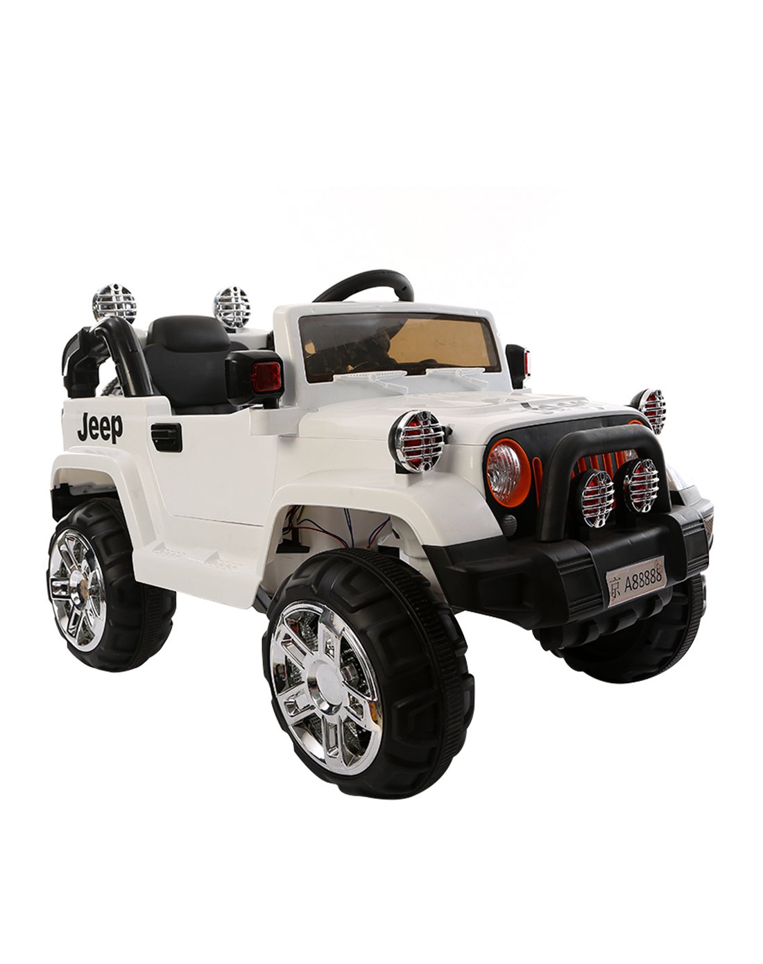 文熙尔儿童电动吉普车716白色
