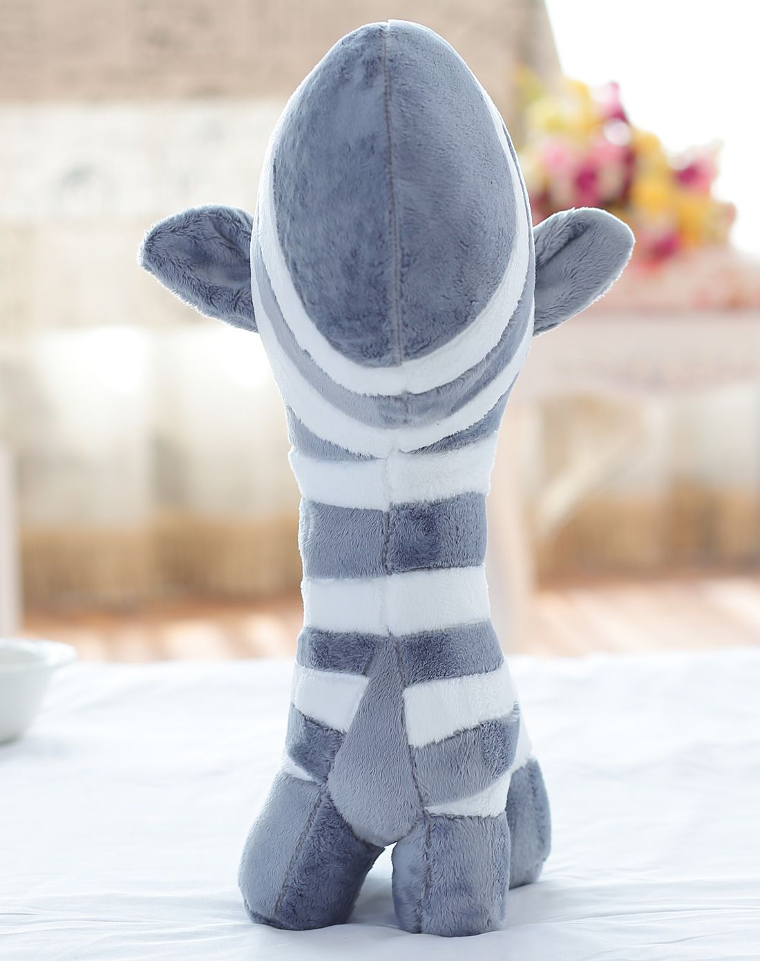 抱抱枕毛绒玩具直发专场新款彩虹斑马毛绒玩偶公仔灰色35cmtl96341