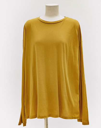 芥末色chuu时尚经典款t恤