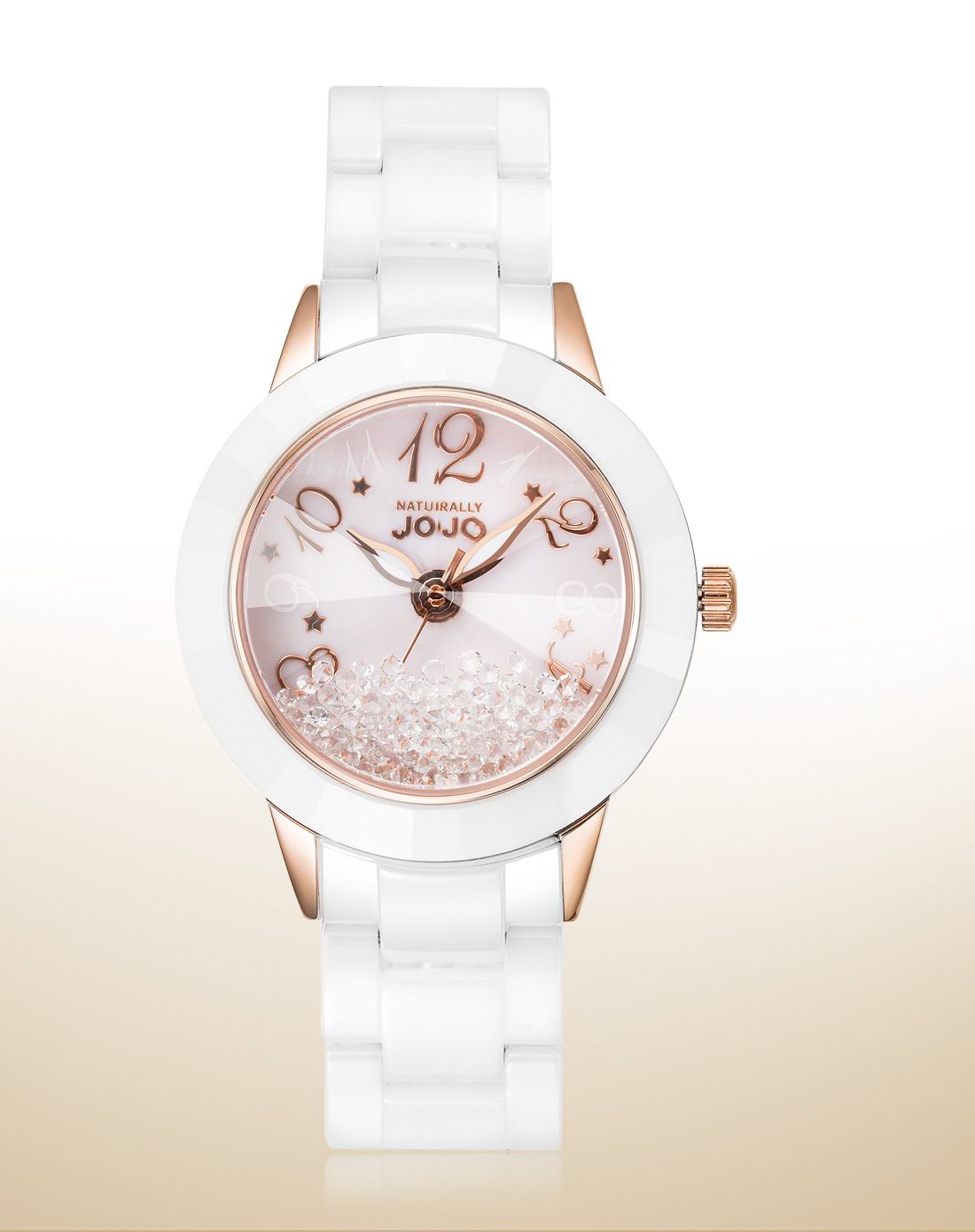 naturally jojo 新款推荐 ceramics系列施华洛钻a级陶瓷女表