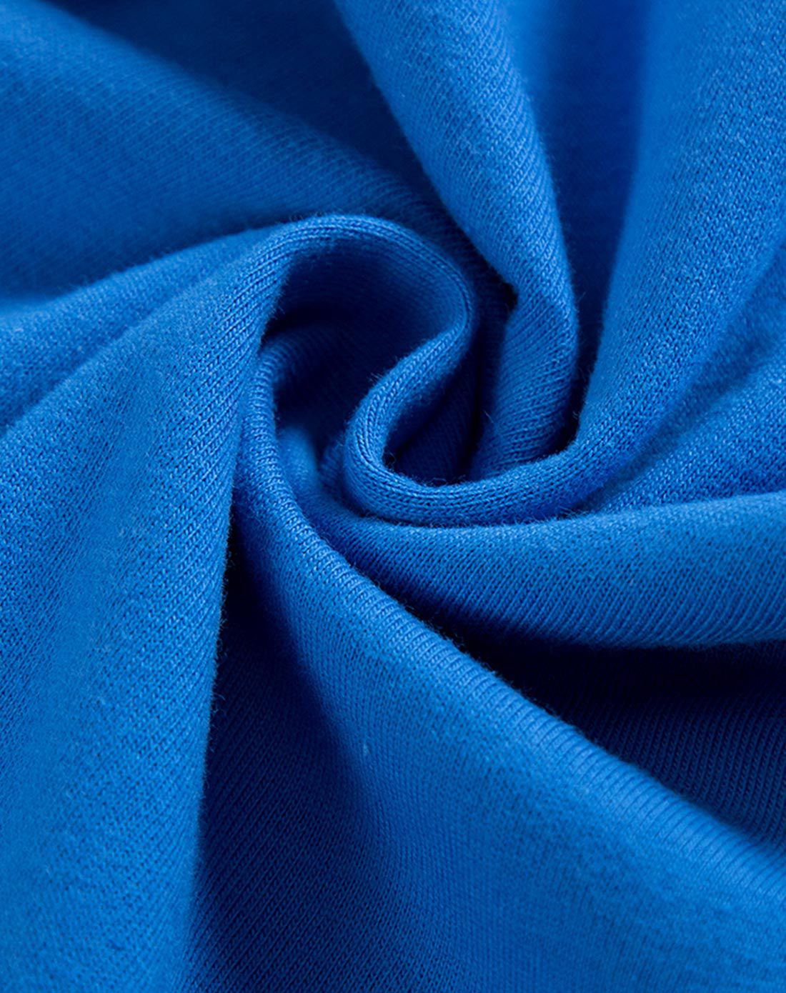 男大童宇宙蓝摩登素色圆领衫