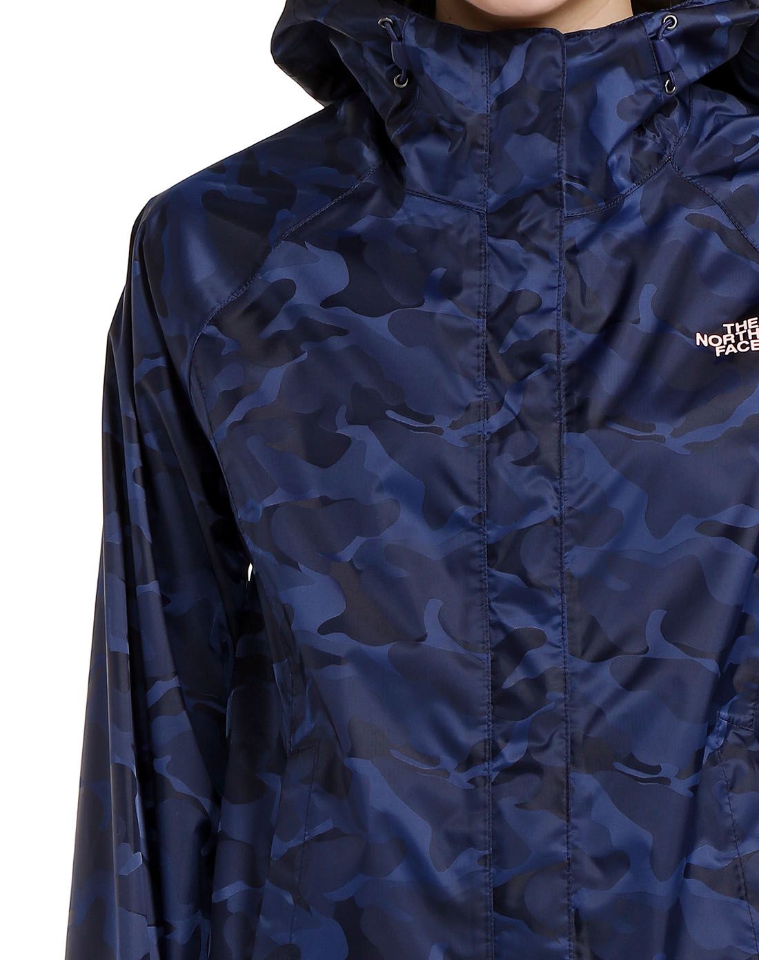 dryvent防水透气全压胶面料 女款蓝色硬壳夹克 可打包收纳