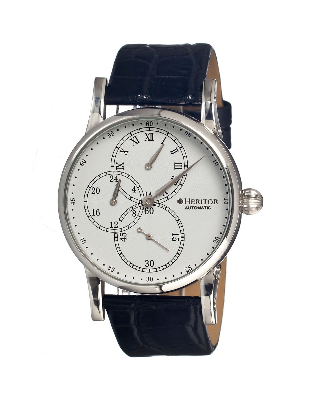 heritor automatic男士皮制腕表herhr1101