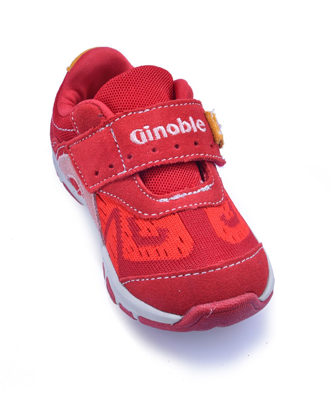 基诺浦舒适柔软学步鞋325红色