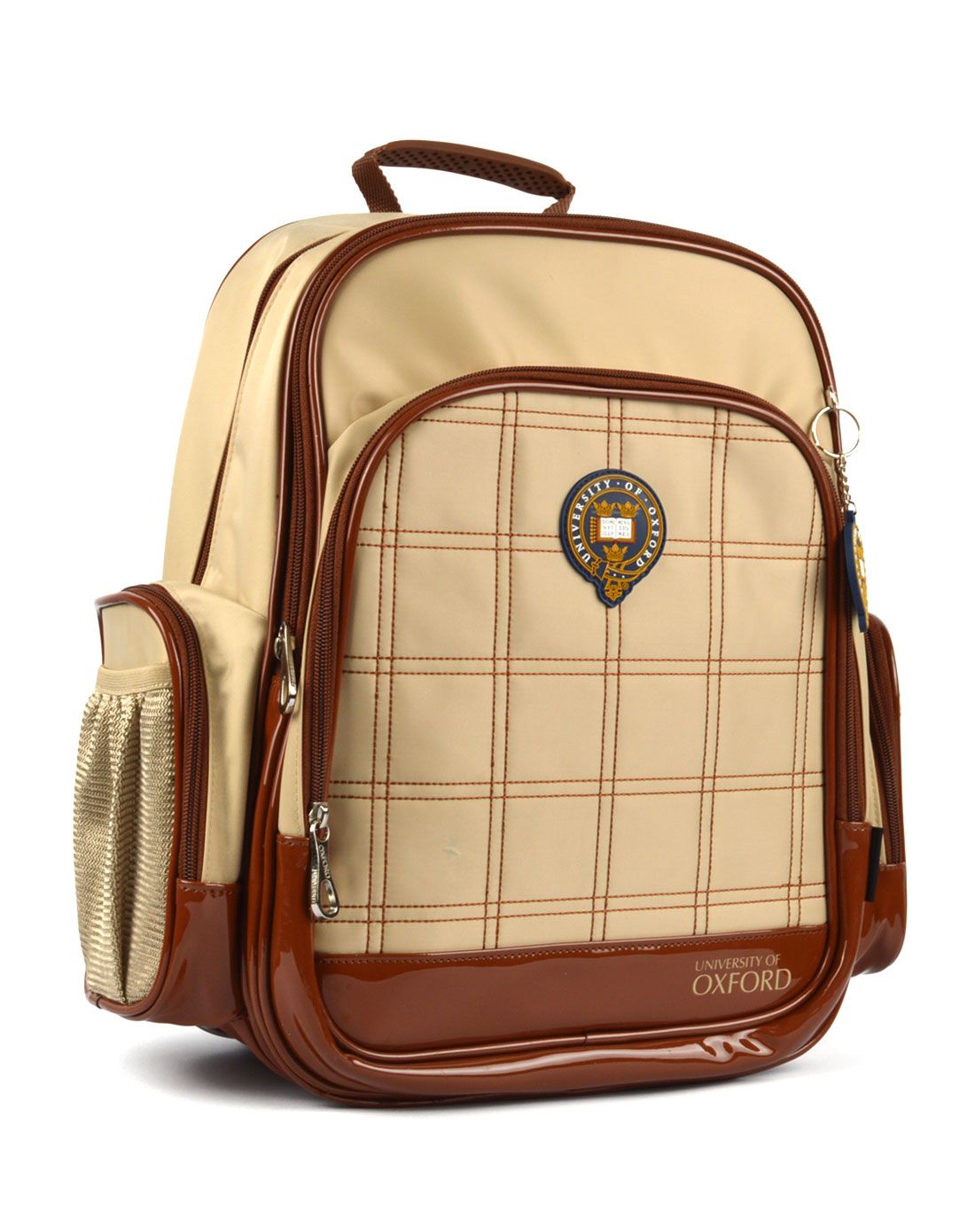 of oxford文具专场oxon牛津大学 黄色英伦方块贵族背包/书包njdx0169y