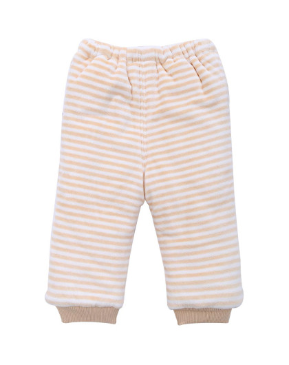 中性浅咖啡铺棉合裆裤