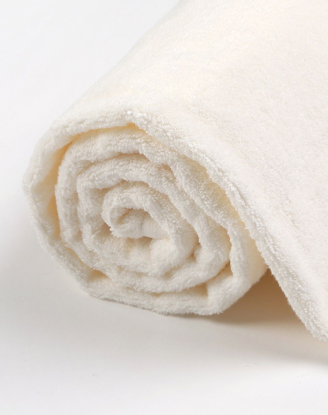 【吸水透气】纯棉纱布毛圈双面浴巾 米色