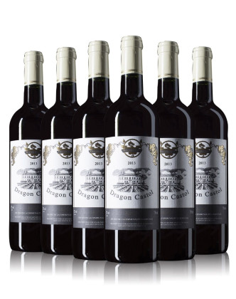 法国龙堡干红葡萄酒六支装