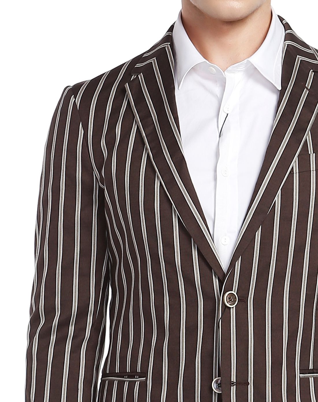 威斯康尼vskonne啡色成熟稳重长袖西服914720303805_唯品会