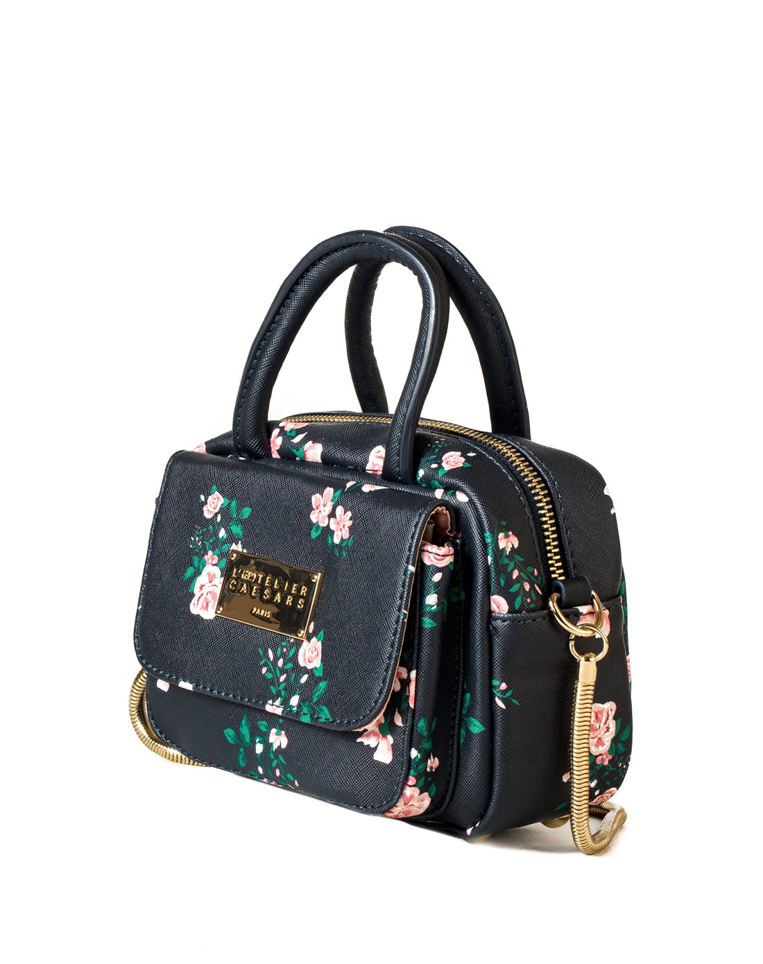 lou 女款玫瑰花朵手拿包/单肩包