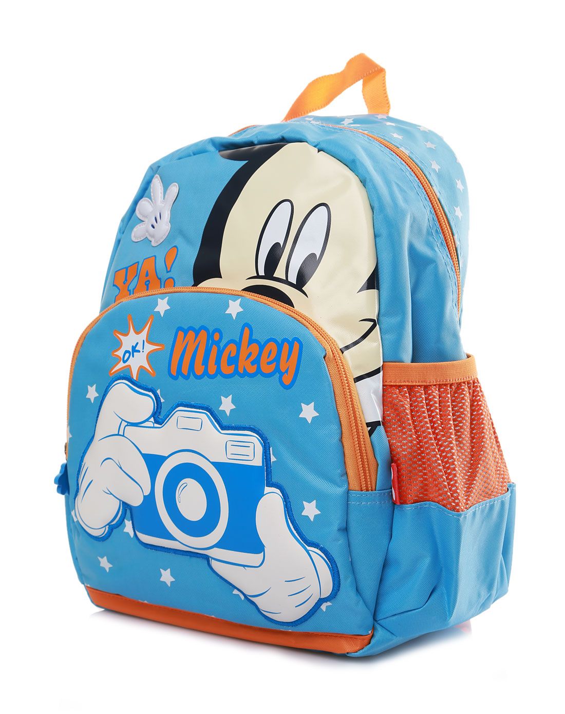 迪士尼disney男童水蓝色可爱小书包