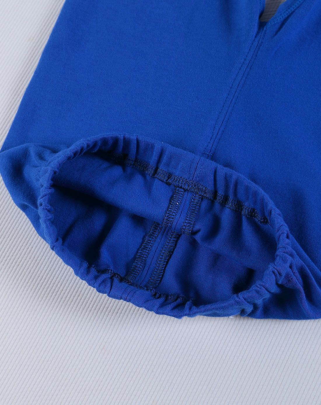 绀青蓝无骨纯棉绅士长裤