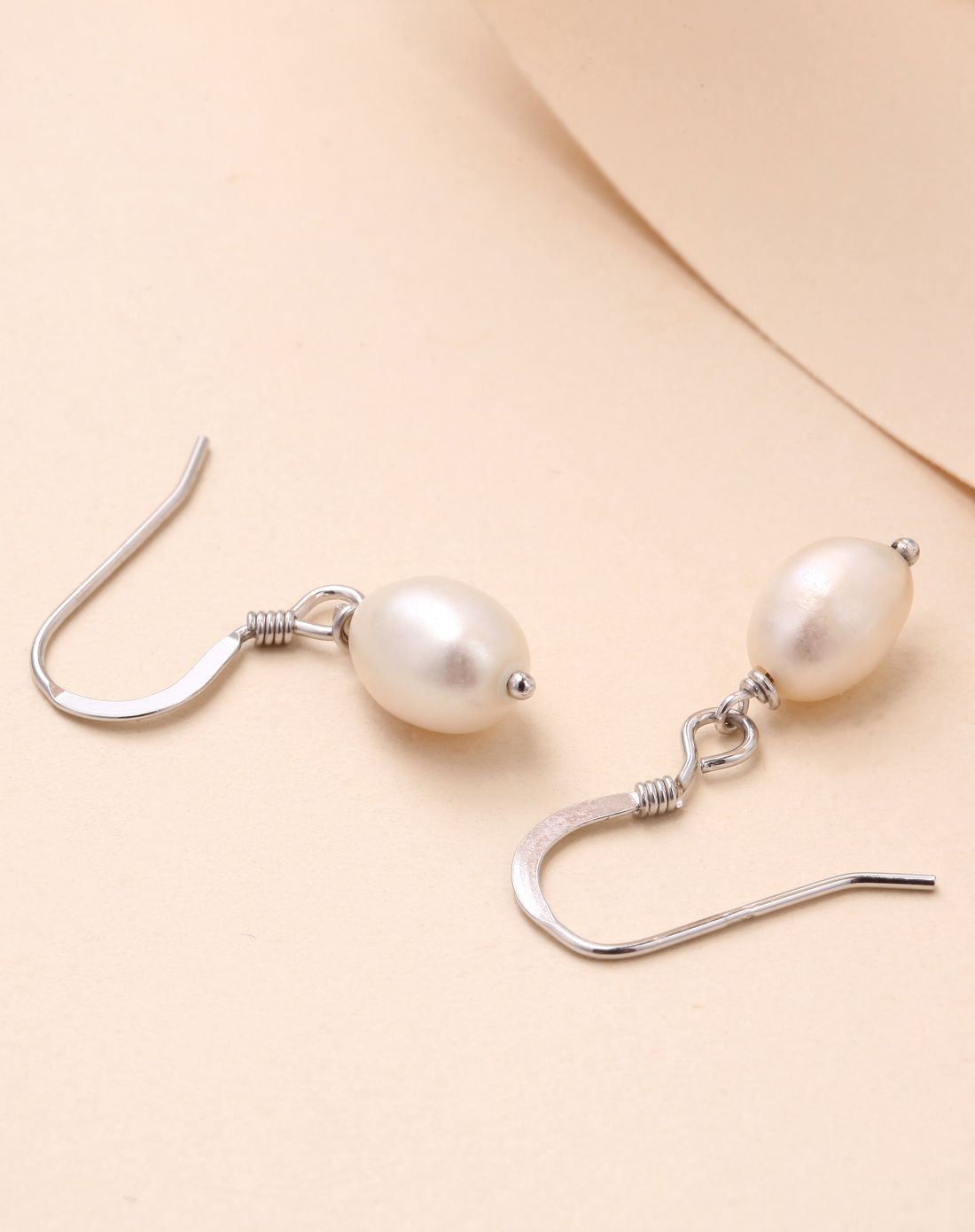 意大利珍爱天然淡水珍珠925纯银耳坠