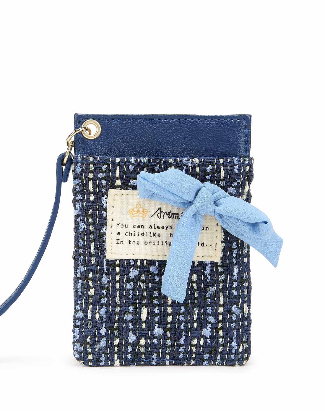 温莎蓝日韩复古卡包甜美小零钱包