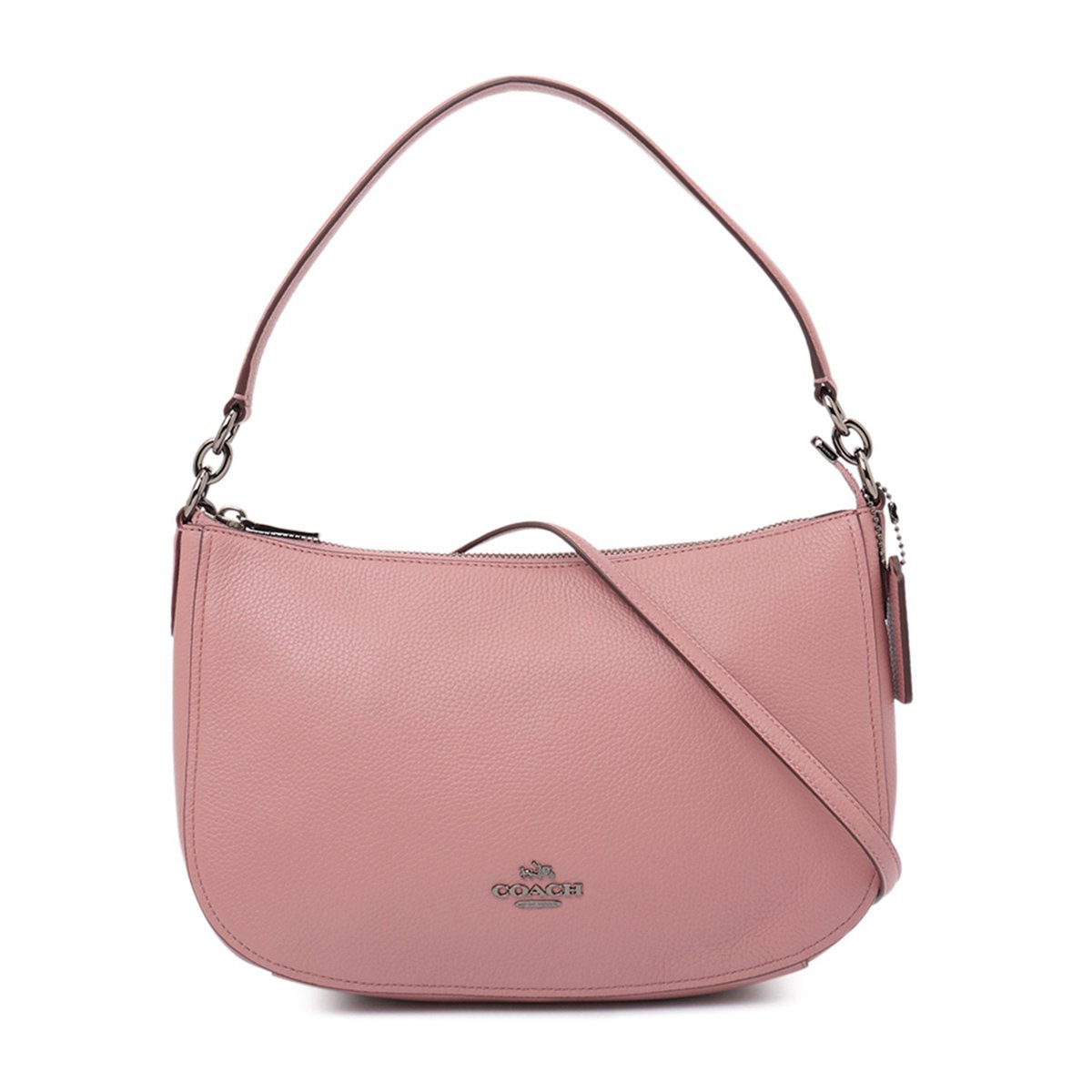 > coach 蔻驰 女士中号皮质斜挎包