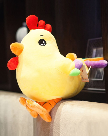 鸡年吉祥物公仔小黄鸡大号