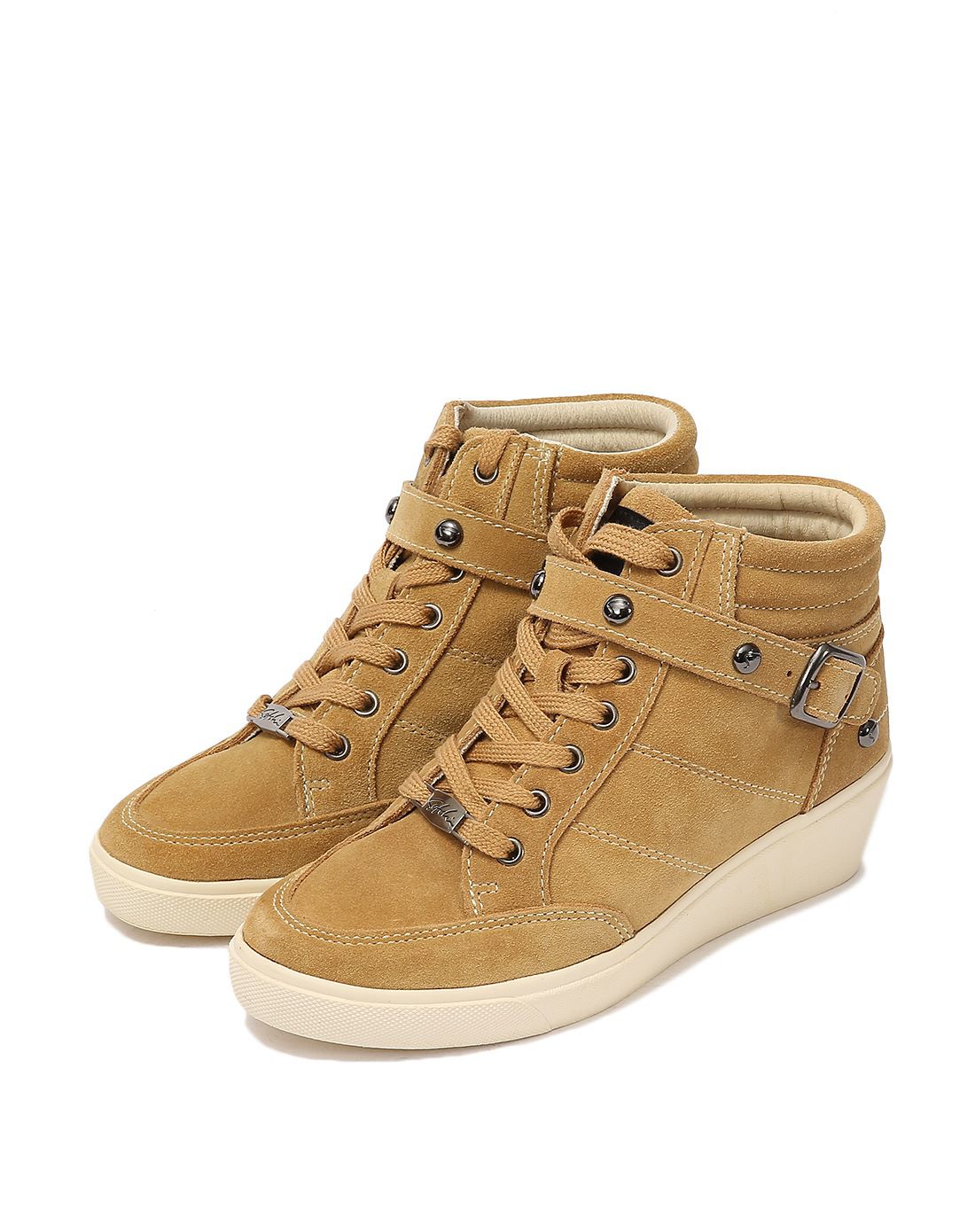 简约时尚 驼色休闲鞋