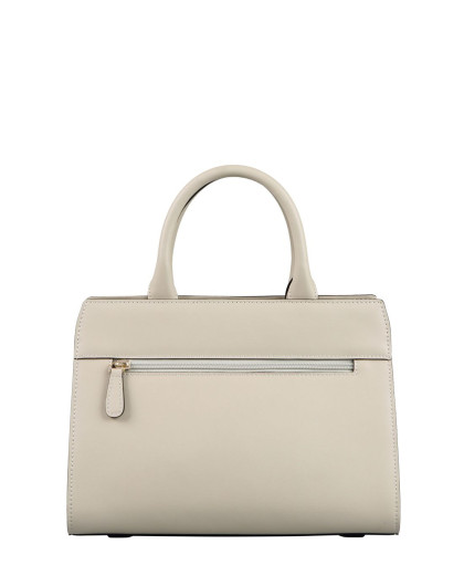 灰白色女士单肩撞色包