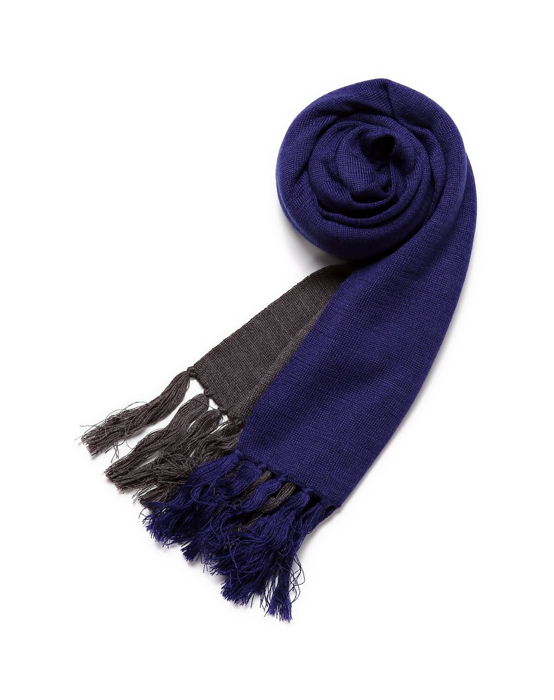 > izzue男款深蓝色围巾