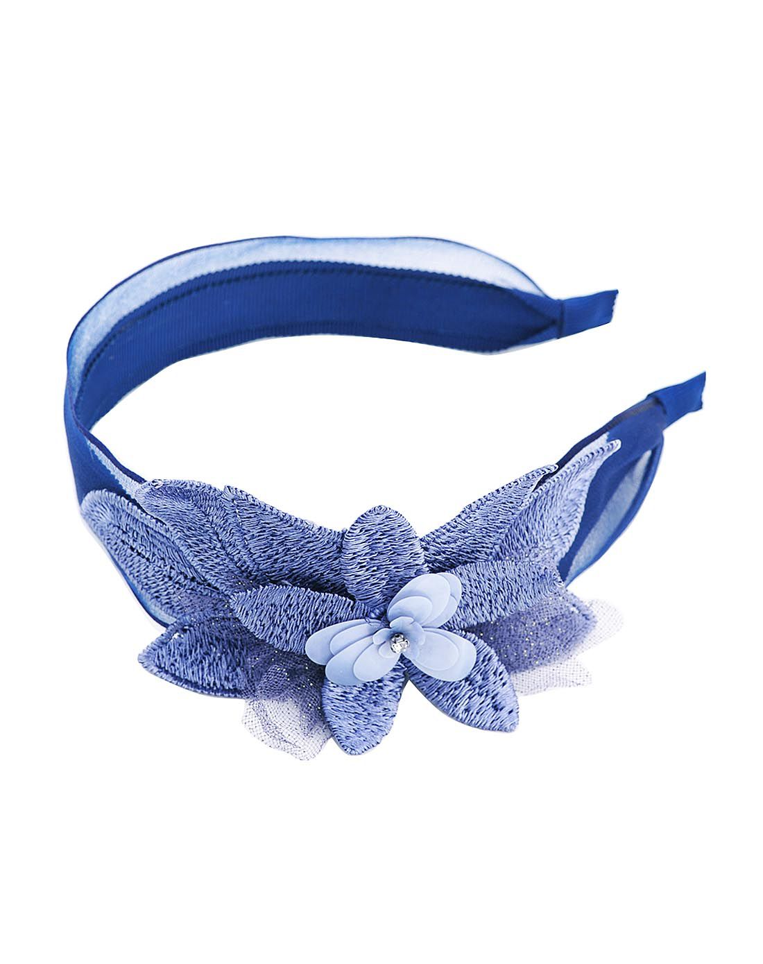 rena chris 蓝色花形发箍