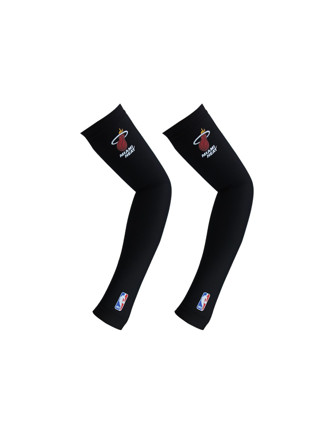 nba 热火队 篮球运动护臂黑色 2只装