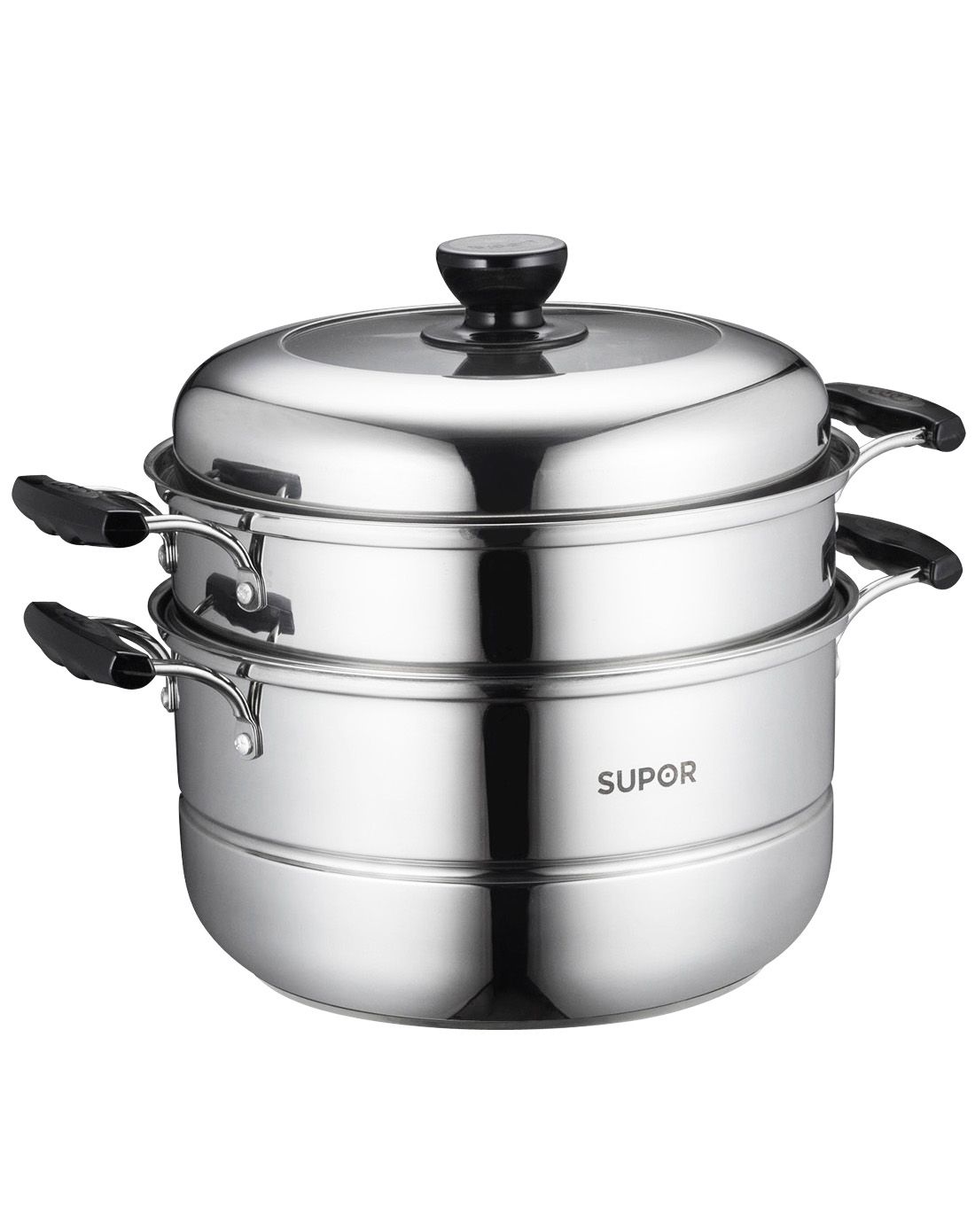 苏泊尔supor电器厨具专场蒸滋味双层复底蒸锅28cm 磁炉通用sz28j1