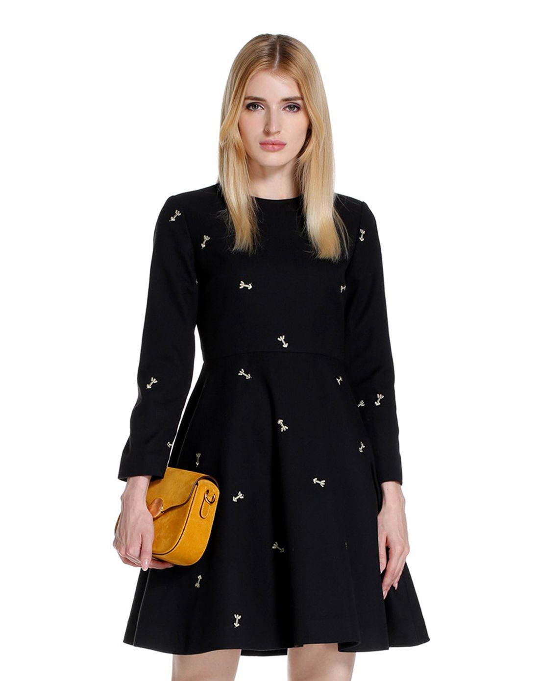 尖货清仓进行时-大牌服装底价疯抢黑色时尚气质连衣裙1yy3085550090