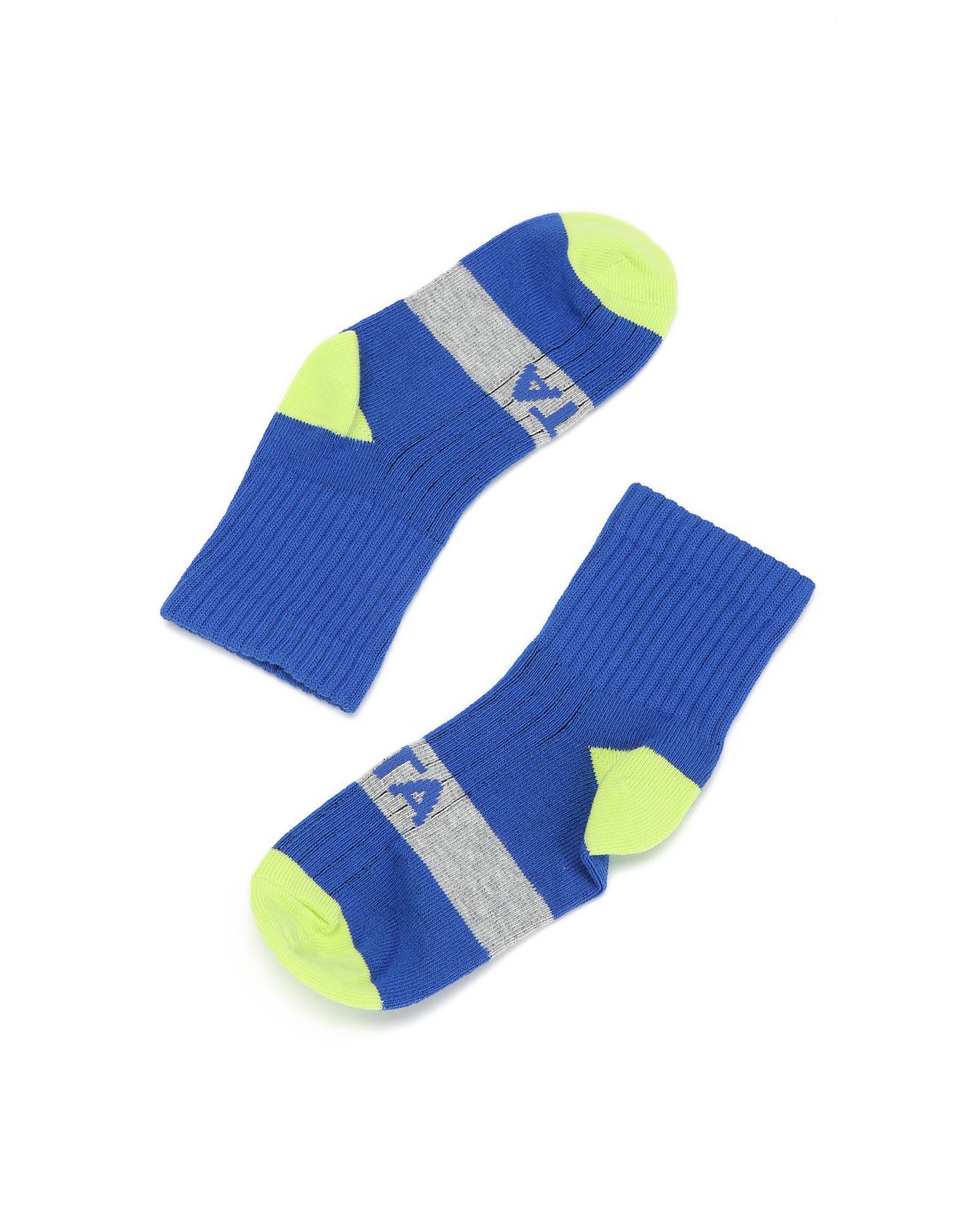 排汗吸湿 中性童款宝蓝色袜子
