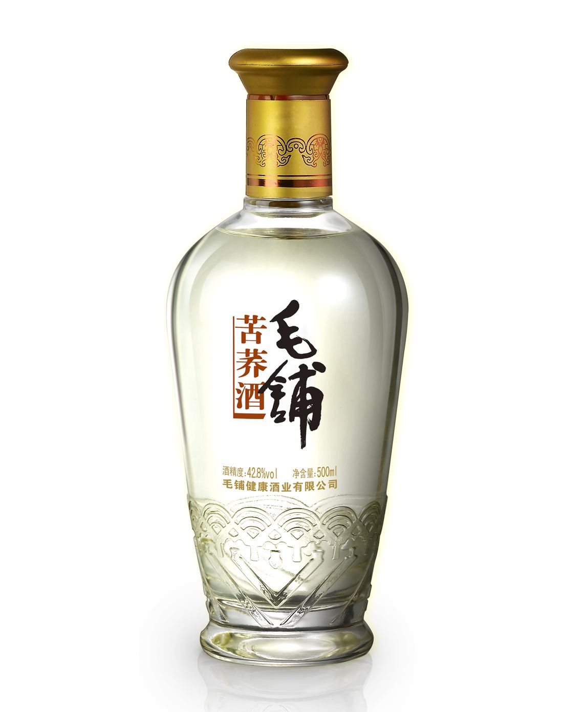 劲牌 毛铺苦荞酒 黑荞 42.8度 500ml*2