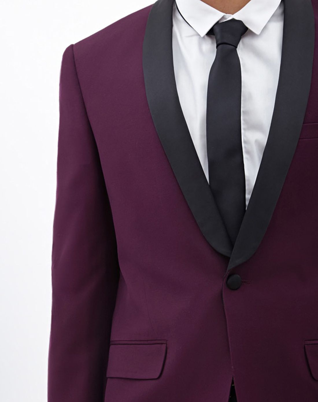 男士经典青果领西装外套