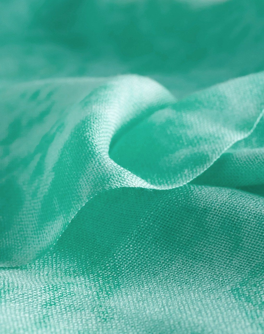 水湖蓝优雅百搭100%羊毛围巾