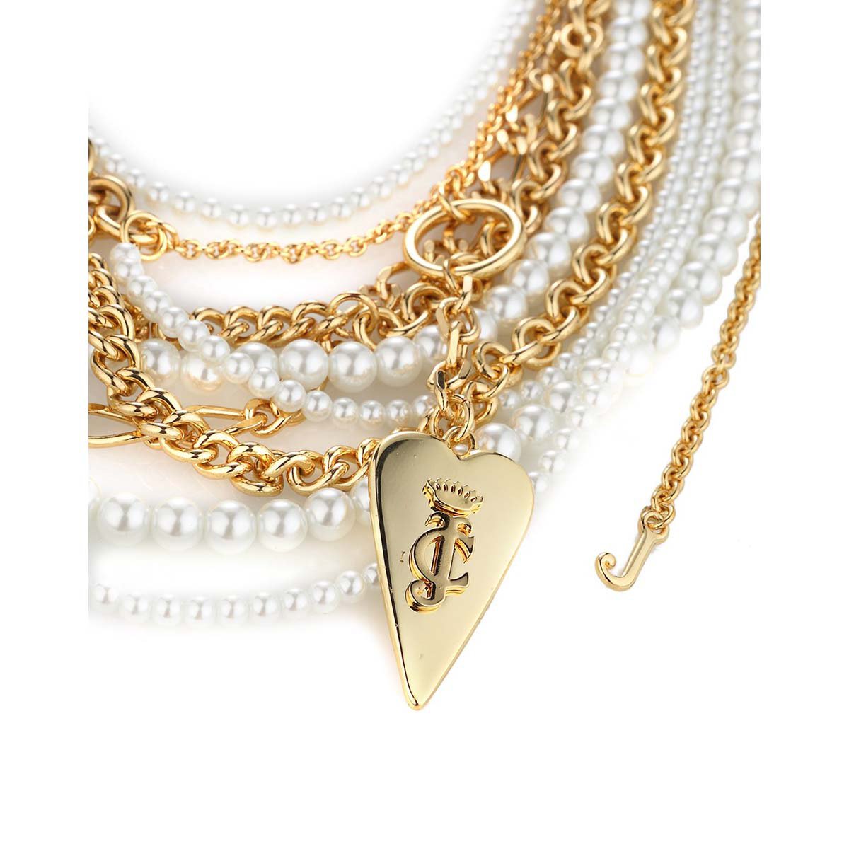 juicy couture女款时尚珍珠链条项链