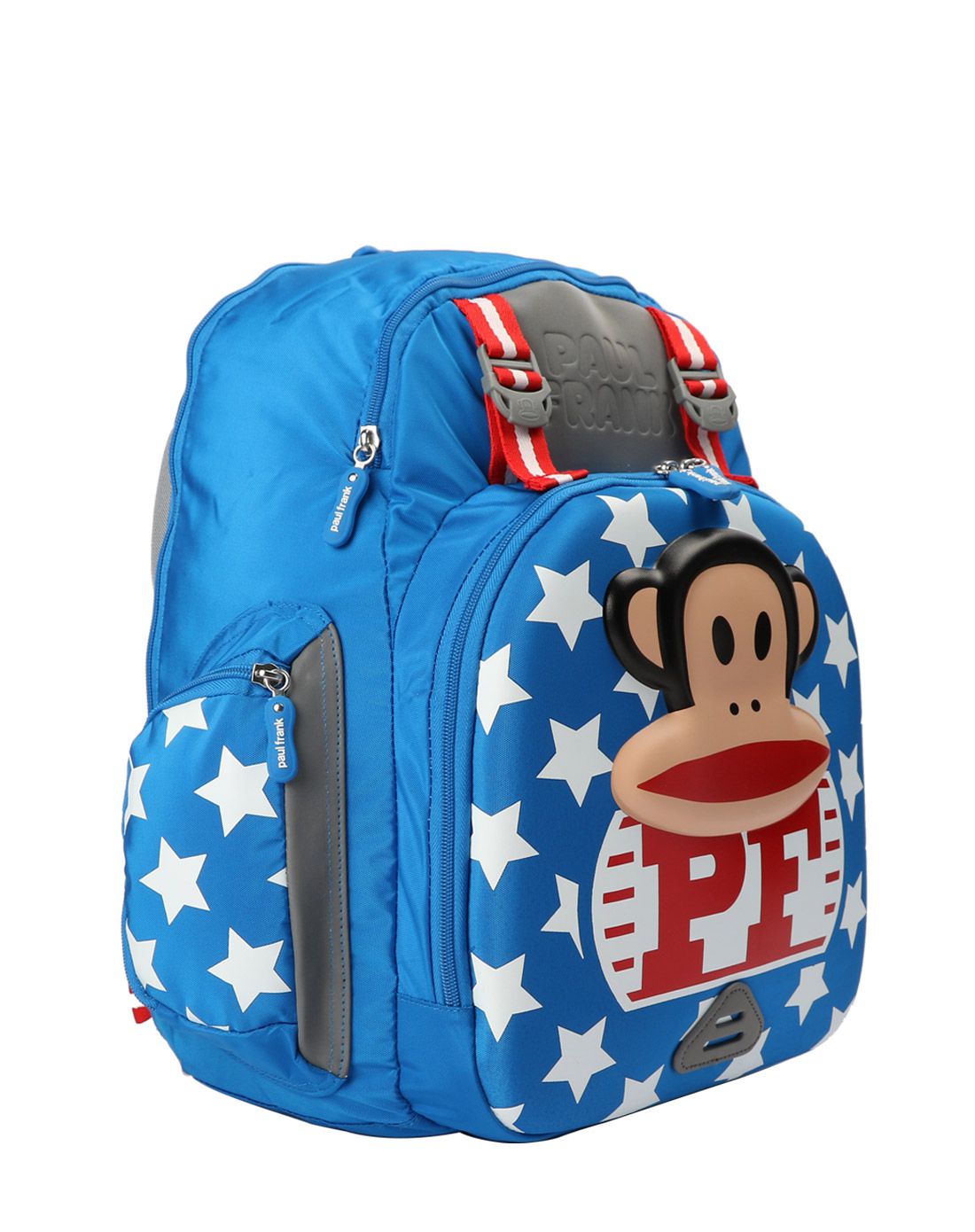 paul frank彩蓝色男童时尚护脊减压书包