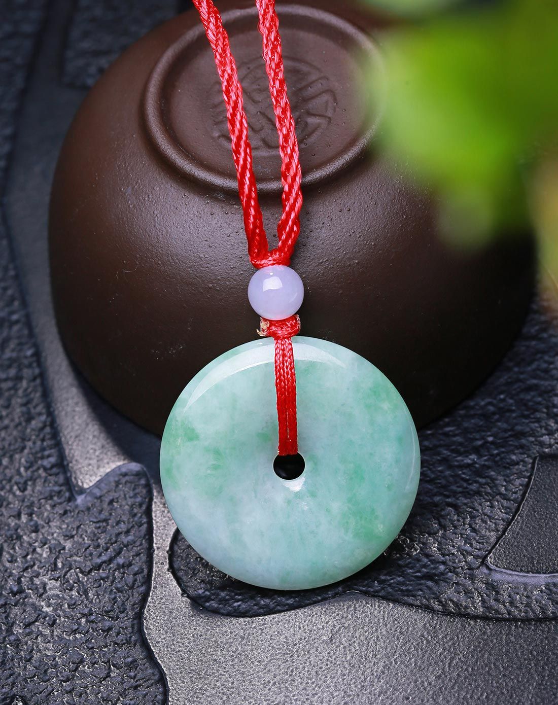 晶萃轩ching sui hin玉器专场a货翡翠冰种水润飘阳绿一生平安吊坠jcx