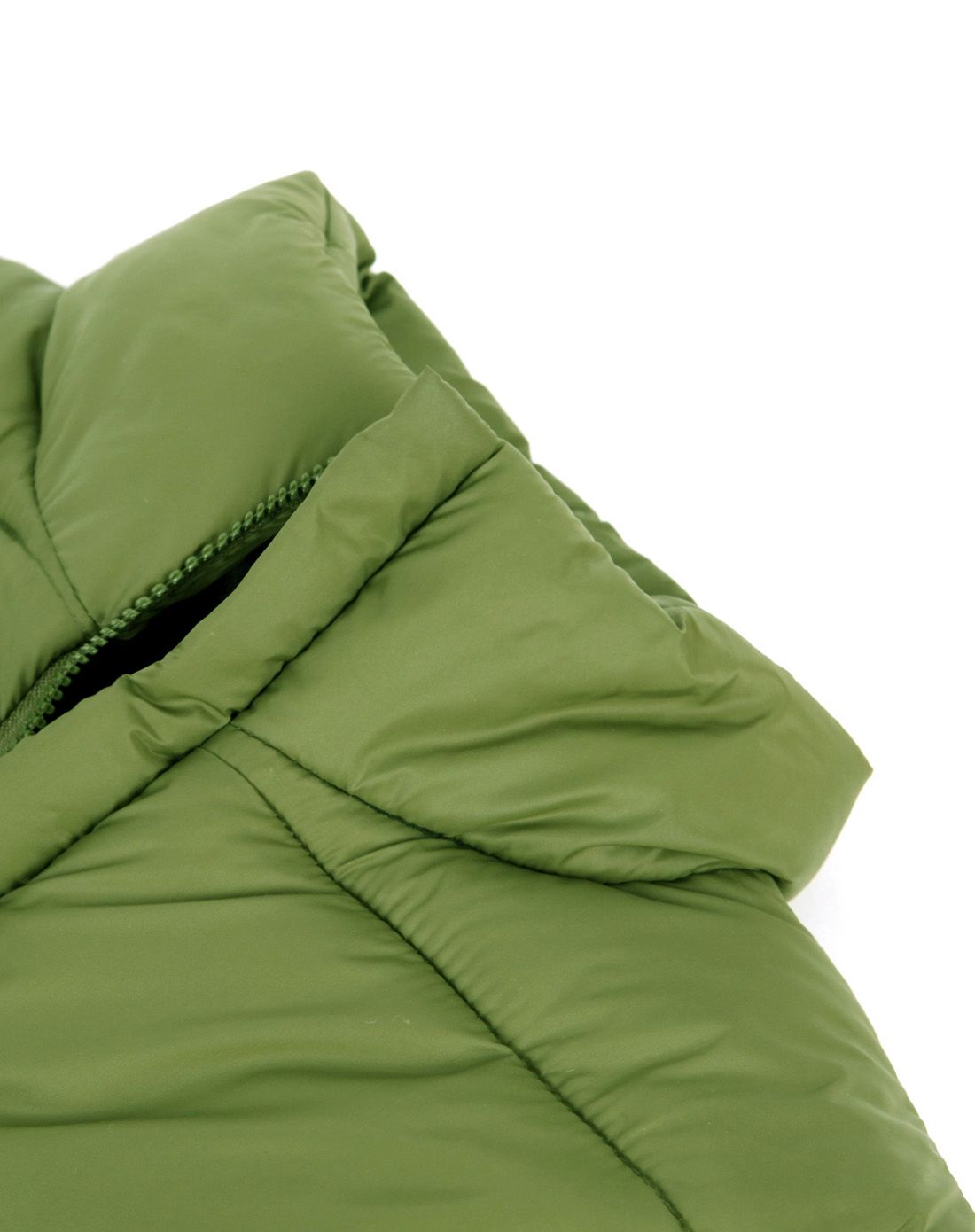 左西男童冬季军绿色马甲