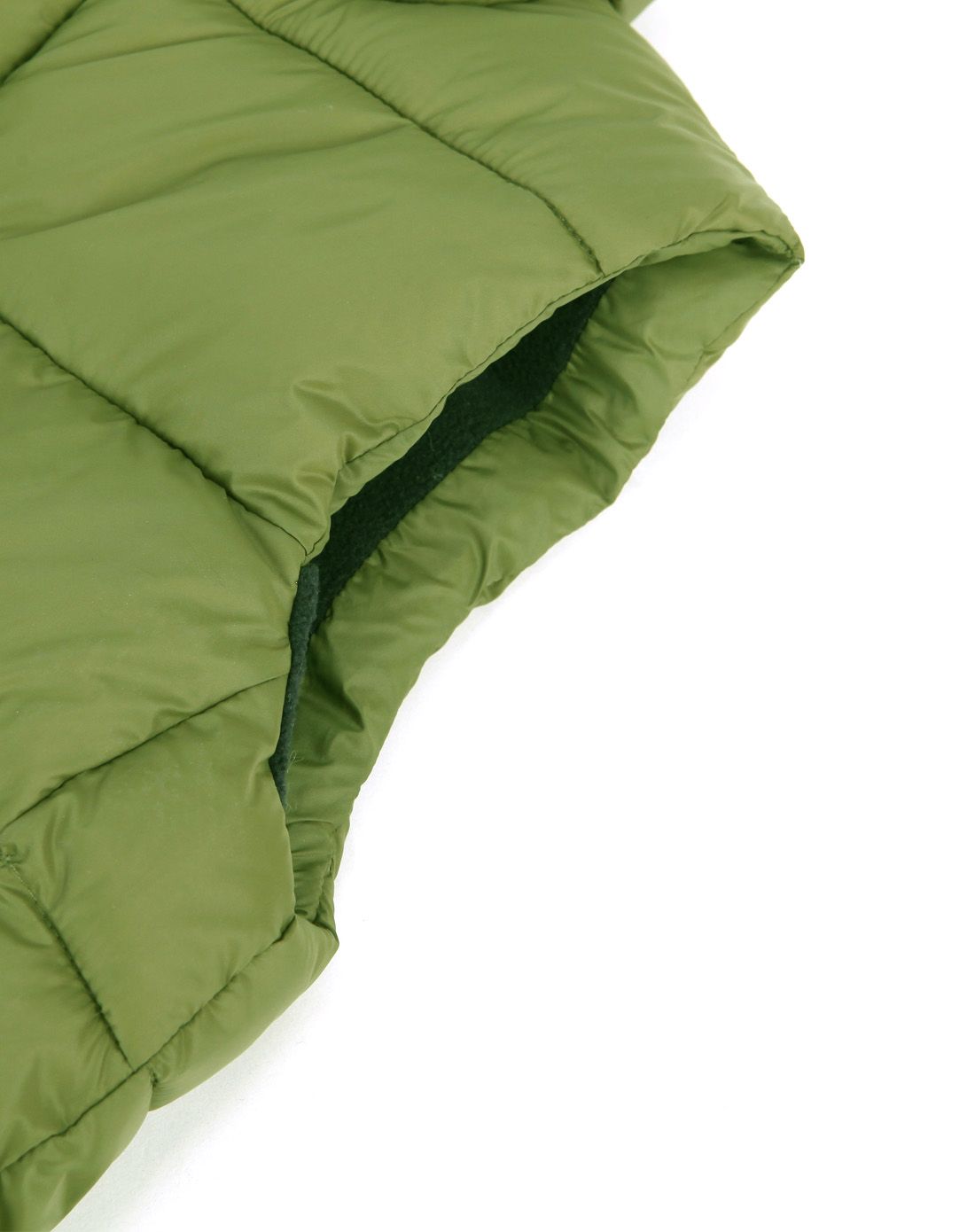 左西男童冬季军绿色马甲