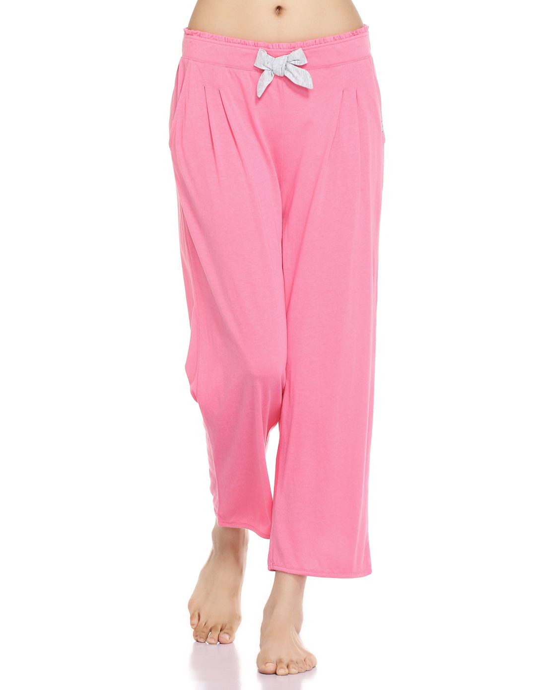 粉红色甜美舒适睡裤