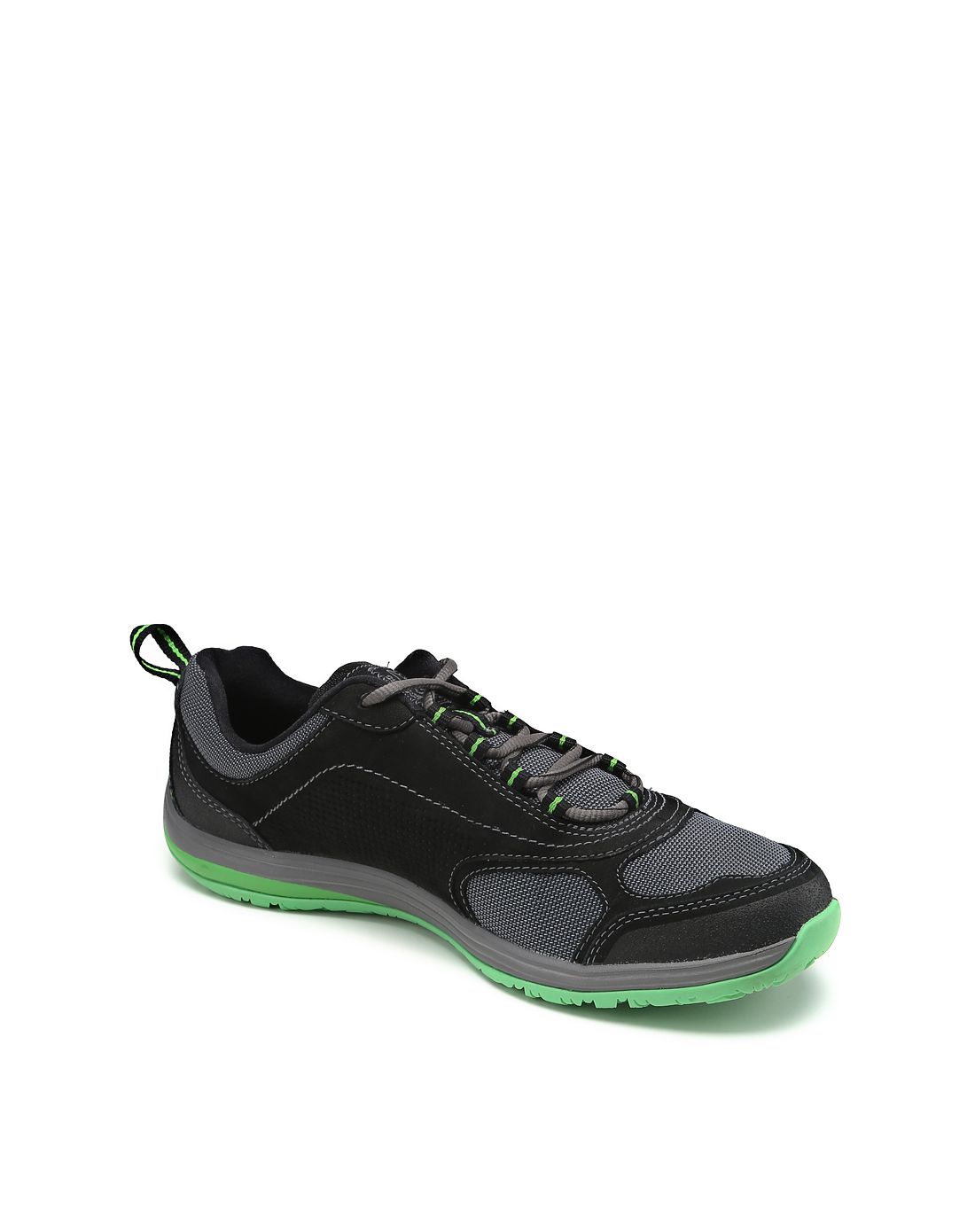 clarks男款黑色时尚活力系带运动鞋261028777_唯品会