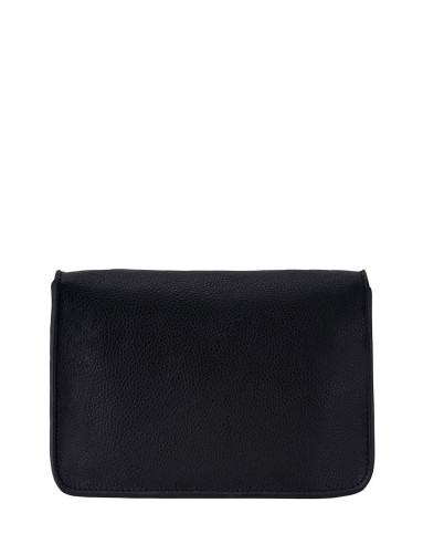 2016新品百搭链条斜跨包黑色牛皮女包