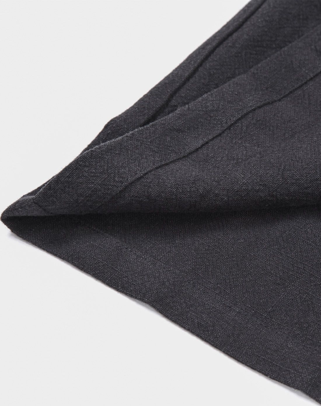 男士玄色中式长袍