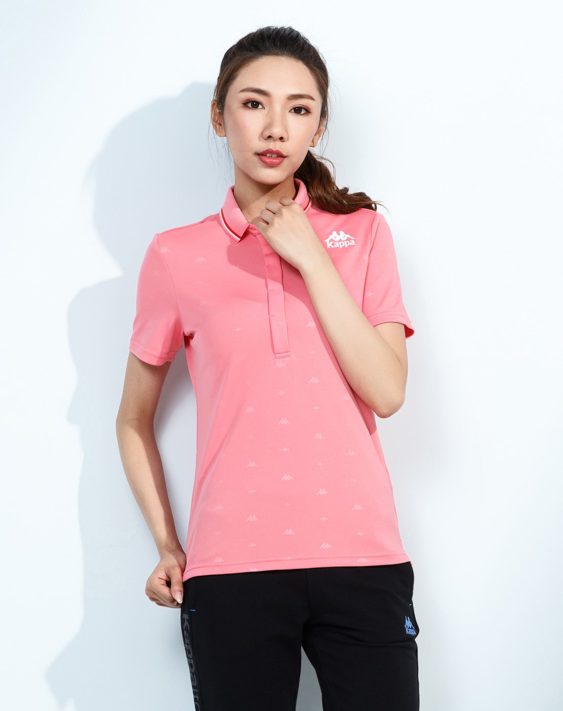 卡帕kappa女士运动专场速干吸汗 女款短袖polo衫k0722pd03d-546_唯品