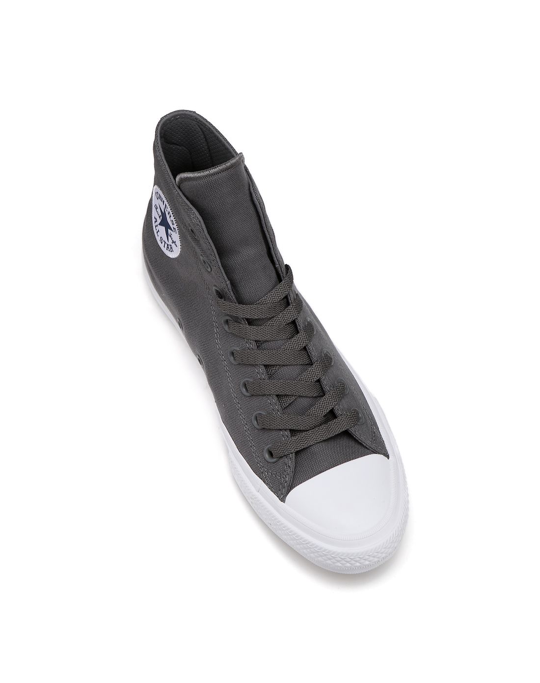 经典个性 中性款灰色高帮休闲鞋 匡威converse