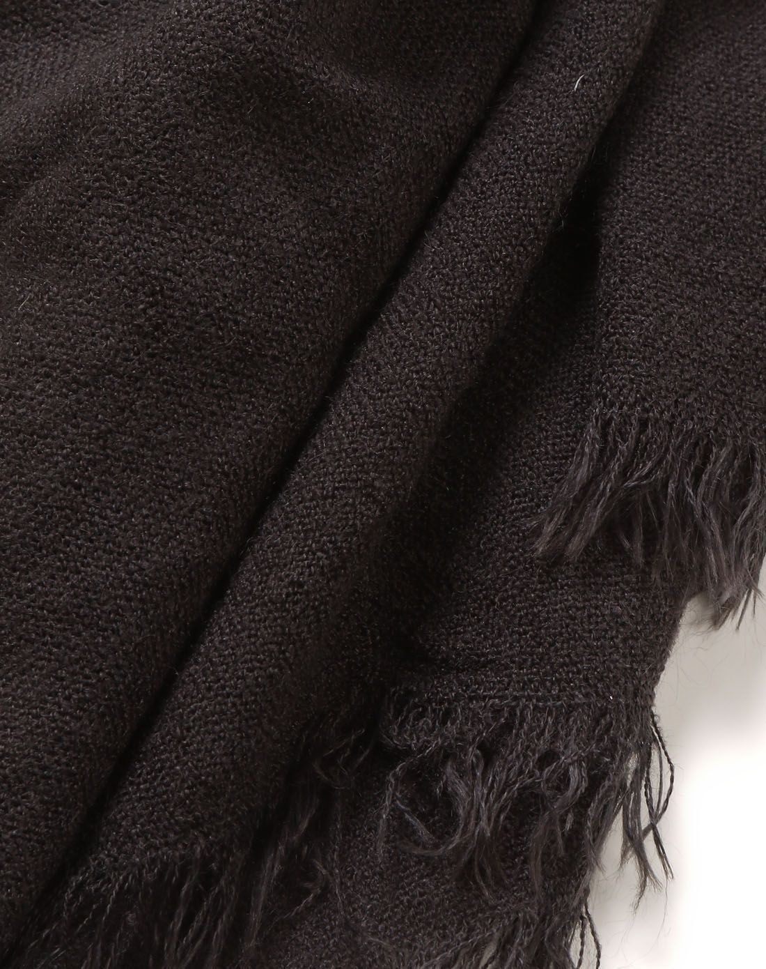 galeries lafayette 黑灰色时尚简约针织围巾