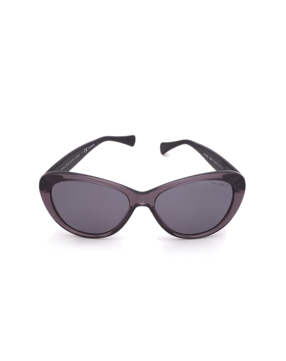 > ralph女款紫黑色猫眼板材太阳眼镜