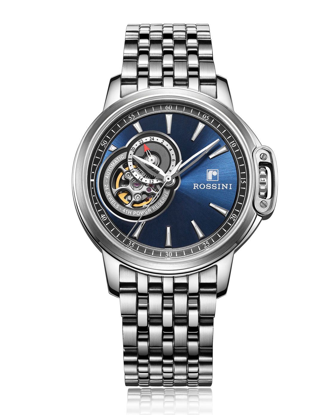 罗西尼 【年度新品】勋章2代系列镂空自动机械男表8633