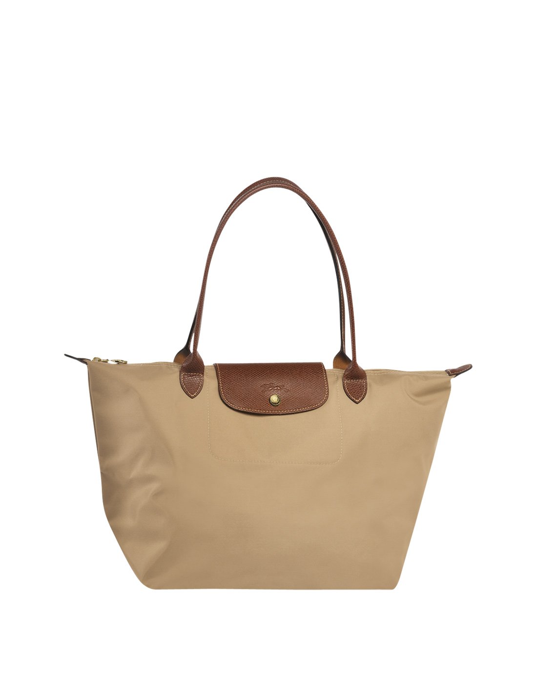 longchamp 珑骧le pliage系列经典长柄可折叠l号手提单肩饺子包