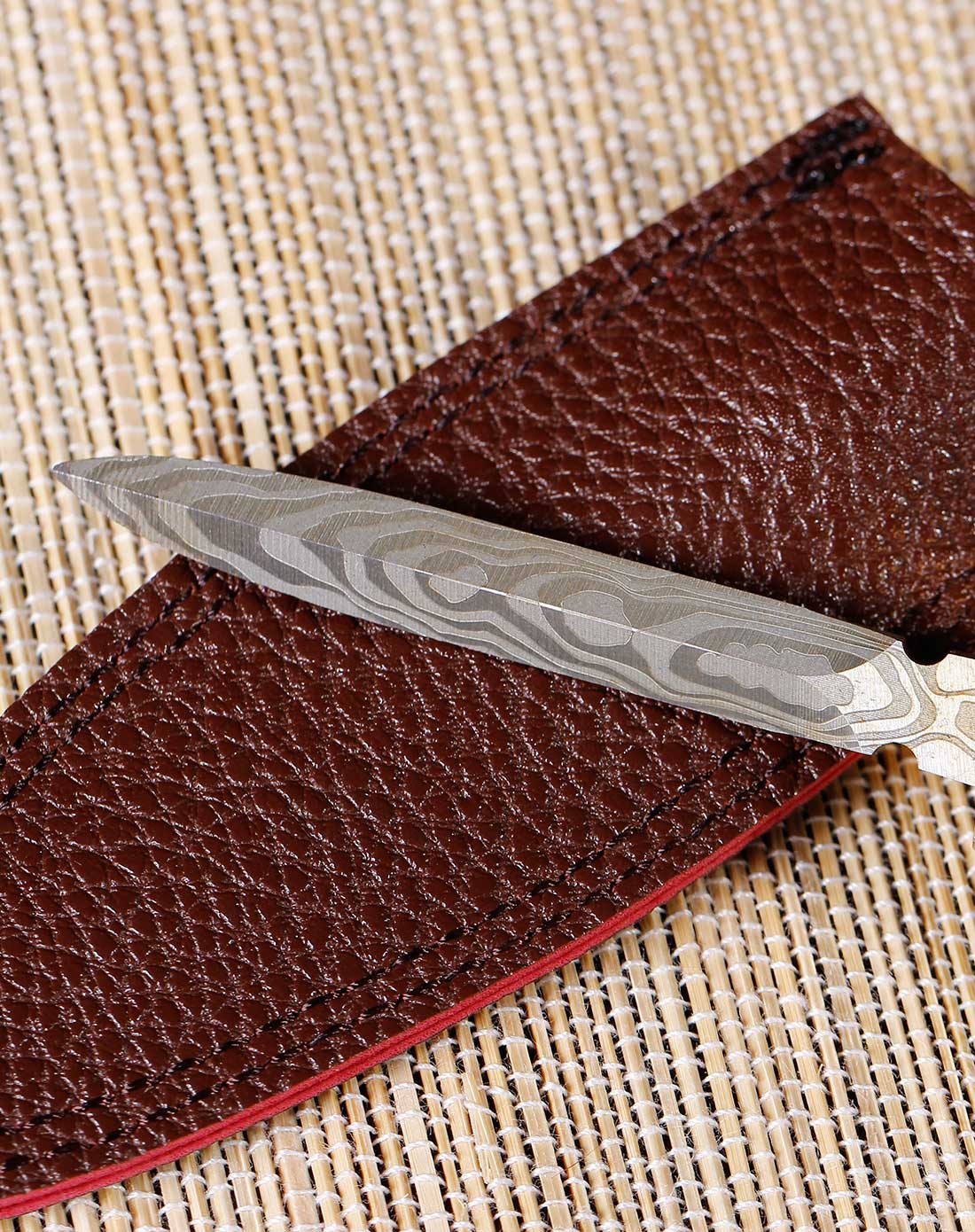 大马士革茶刀(红酸枝)撬茶专用